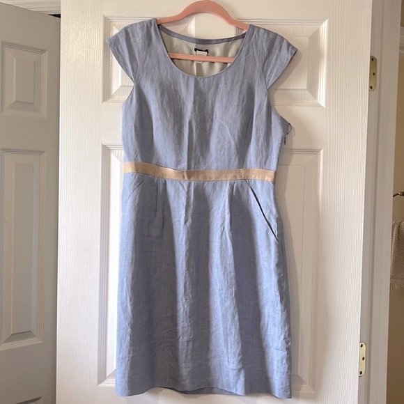EUC | J. Crew Lightweight Linen Dress | Size 10 - Picture 1 of 5